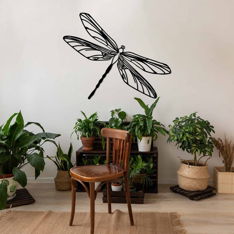 Metal Dragonfly Wall Art - BrossHome Metal Wall Art