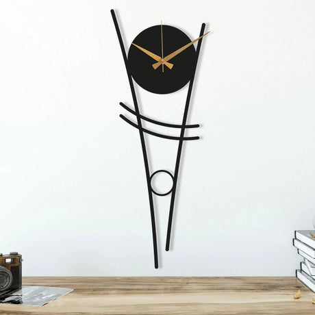 Modern Metal Wall Clock - BrossHome Metal Wall Art