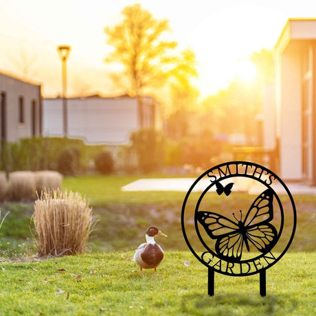 Outdoor Butterfly Wall Art - BrossHome Metal Wall Art