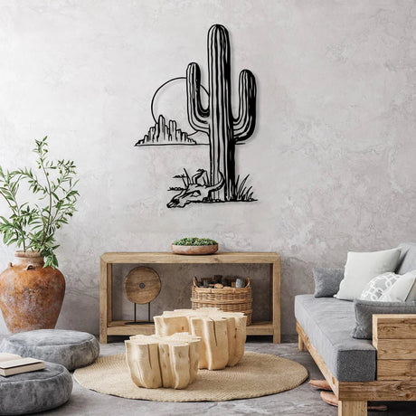 Outdoor Sun Wall Art - BrossHome Metal Wall Art