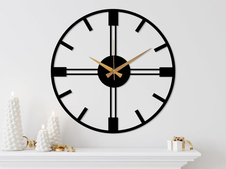 Small Wall Clock - BrossHome Metal Wall Art