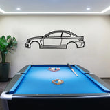 128i Car Silhouette Wall Art - BrossHome Metal Wall Art
