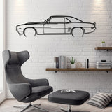 1969 Camaro Silhouette Car Metal Wall Art - BrossHome Metal Wall Art