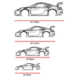 250 GT0 Metal Car Silhouette Wall Art - BrossHome Metal Wall Art