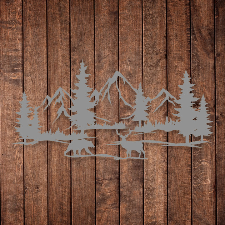 Mountain Serenity Metal Wall Decor - 8