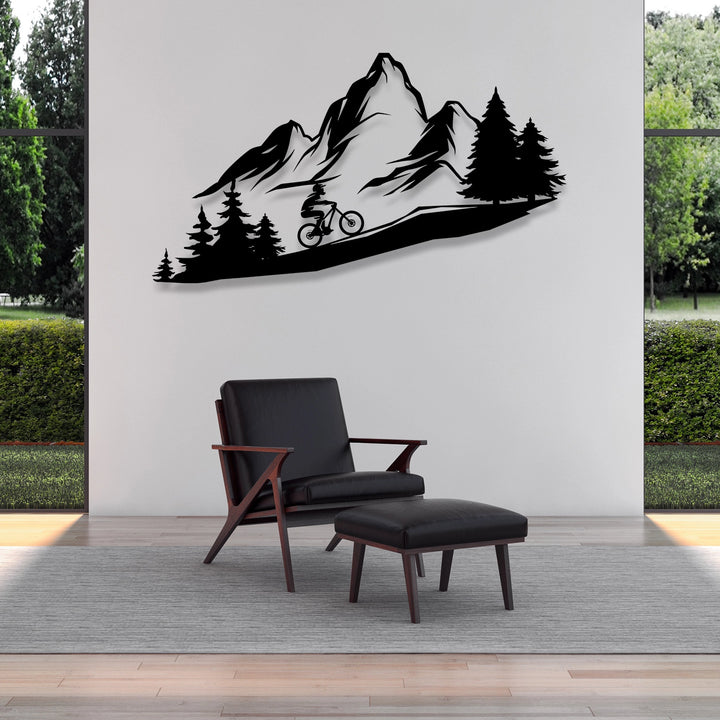 Mountain Metal Wall Decor