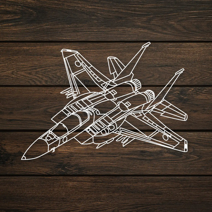 Air force-inspired wall decor perfect for aviation enthusiasts.