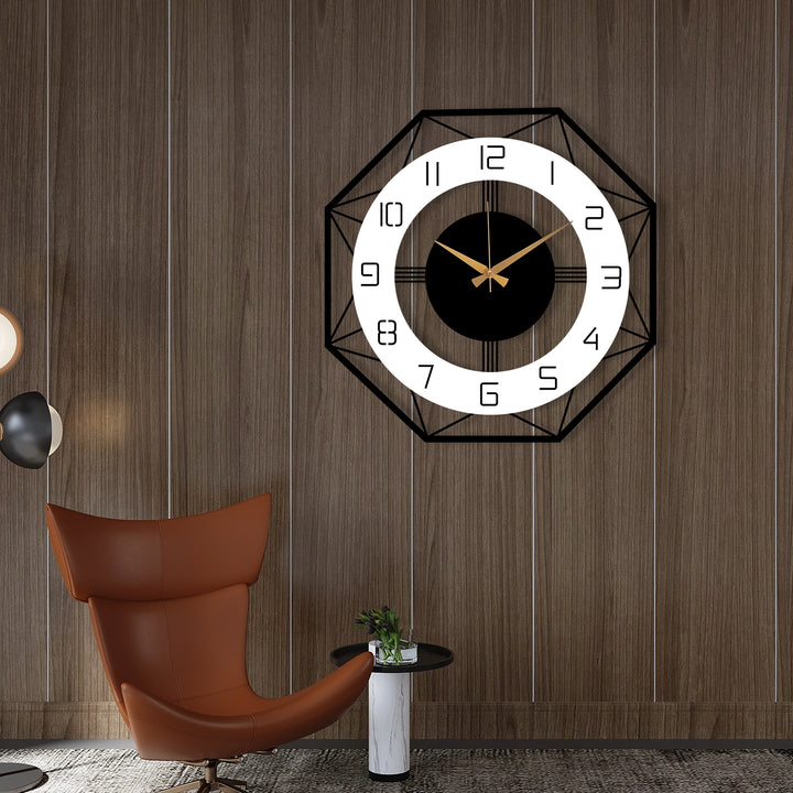 MODERN METAL WALL CLOCK