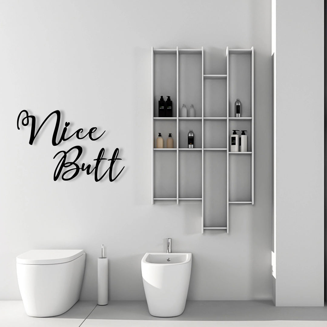 Nice Butt Metal Wall Sign Decor - 7