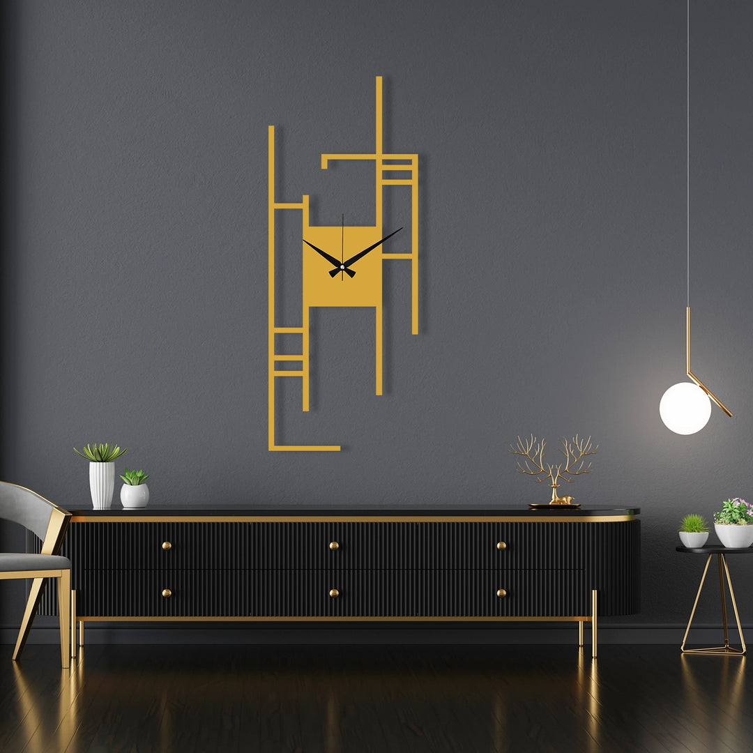 DECORATIVE METAL WALL CLOCK