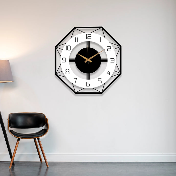 MODERN METAL WALL CLOCK