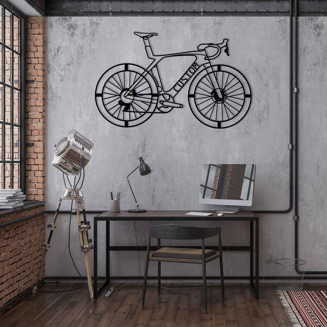 Metal Bicycle Wall Hanging