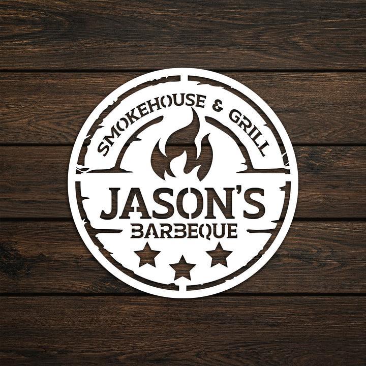 Personalized Metal Bbq Sign