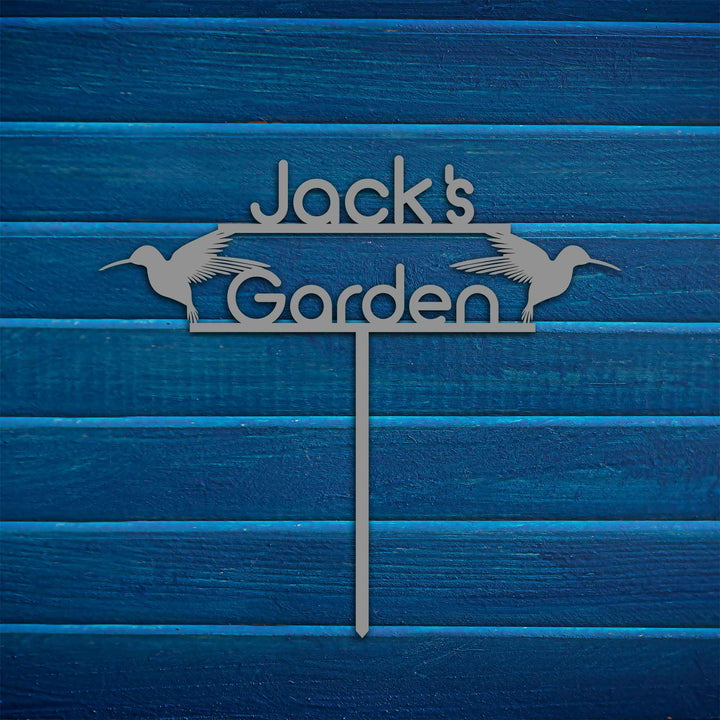 Birds Custom Stake Metal Garden Sign