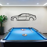 A5 Car Silhouette Metal Wall Art - BrossHome Metal Wall Art
