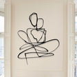 Abstract Couple Harmony Metal Wall Art - BrossHome Metal Wall Art