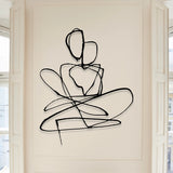 Abstract Couple Harmony Metal Wall Art - BrossHome Metal Wall Art