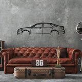 Accord Car Silhouette Metal Wall Art - BrossHome Metal Wall Art
