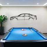 Accord Car Silhouette Metal Wall Art - BrossHome Metal Wall Art