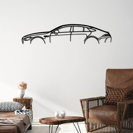 AMG GT6 Metal Car Silhouette Wall Art - BrossHome Metal Wall Art