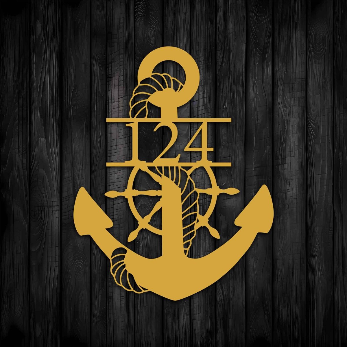 Anchor Metal Wall Art - BrossHome Metal Wall Art