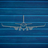 Boeing Airplane Metal Wall Art - BrossHome Metal Wall Art