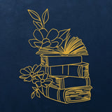 Books & Blooms Metal Wall Decor - BrossHome Metal Wall Art