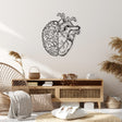 Brain and Heart Metal Wall Art - BrossHome Metal Wall Art