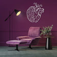 Brain and Heart Metal Wall Art - BrossHome Metal Wall Art