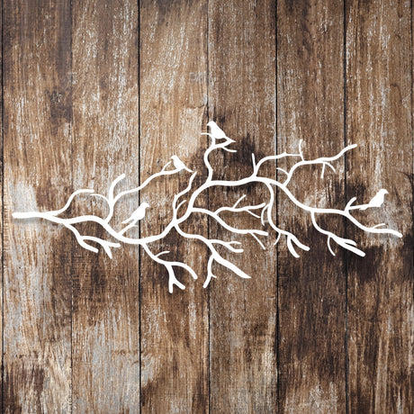 Branch Harmony Metal Wall Coat Rack - BrossHome Metal Wall Art