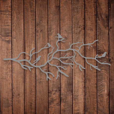 Branch Harmony Metal Wall Coat Rack - BrossHome Metal Wall Art