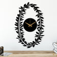 Branch Patterned Metal Wall Clock - BrossHome Metal Wall Art