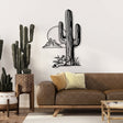 Cactus Sun Metal Wall Art - BrossHome Metal Wall Art