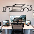 Camaro SS 1LE Silhouette Wall Art - BrossHome Metal Wall Art
