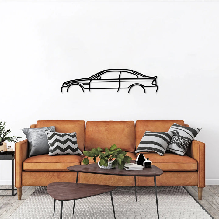 M3 Coupe Car Silhouette Wall Art