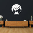 Cat Metal Wall Clock - BrossHome Metal Wall Art