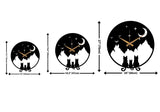 Cat Metal Wall Clock - BrossHome Metal Wall Art