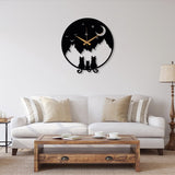 Cat Metal Wall Clock - BrossHome Metal Wall Art