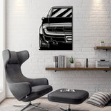 Celica TA22 Car Silhouette Metal Wall Art (Rear View) - BrossHome Metal Wall Art