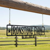 Chains and S Hooks (Set of 2) for Hanging Metal Signs - BrossHome Metal Wall Art