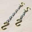Chains and S Hooks (Set of 2) for Hanging Metal Signs - BrossHome Metal Wall Art