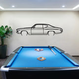 Chevelle Car Metal Silhouette Wall Art - BrossHome Metal Wall Art