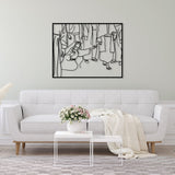 Christ and The Bleeding Woman Metal Wall Art - BrossHome Metal Wall Art