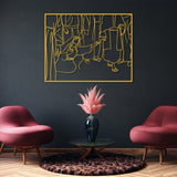 Christ and The Bleeding Woman Metal Wall Art - BrossHome Metal Wall Art
