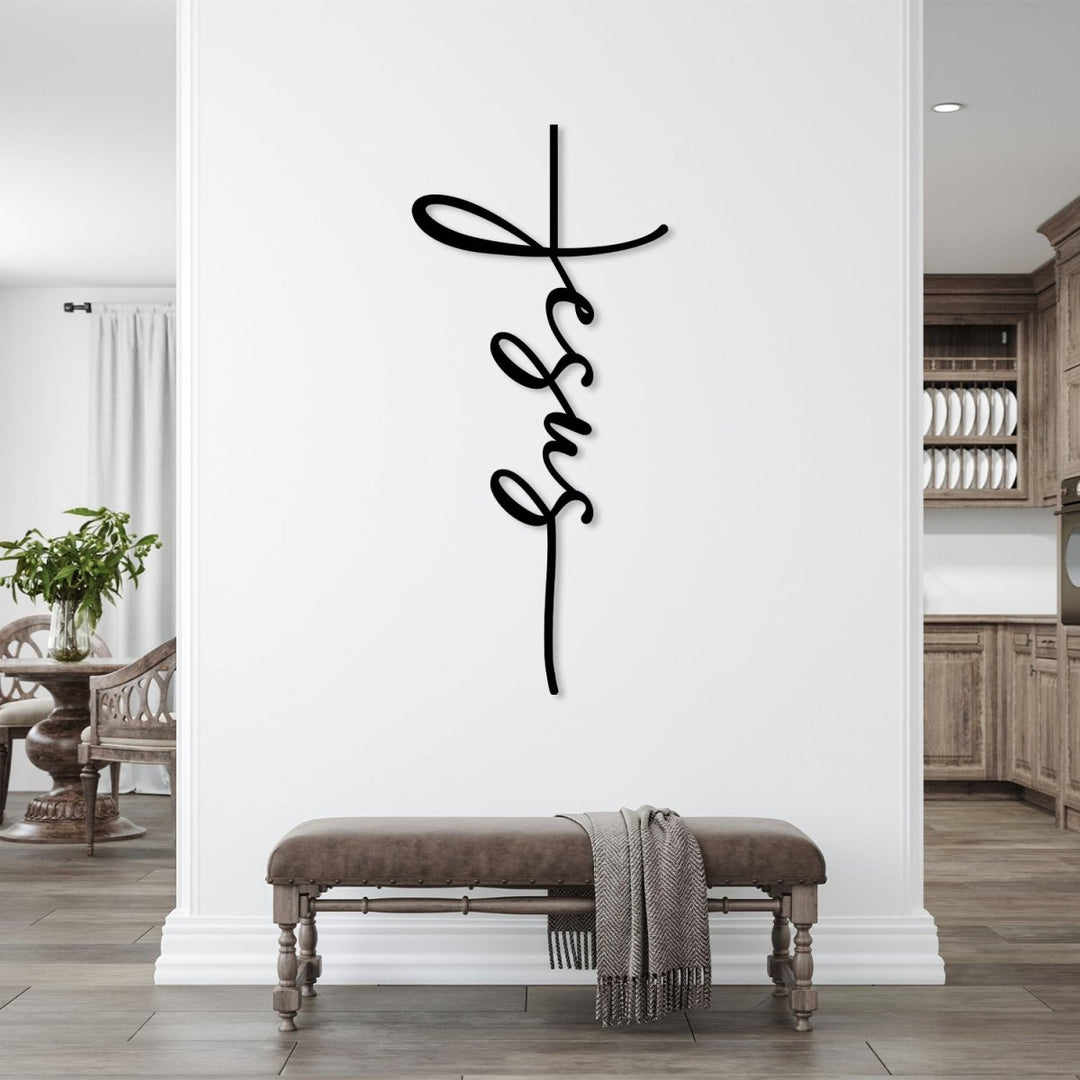 Christ Cross Metal Wall Art - BrossHome Metal Wall Art