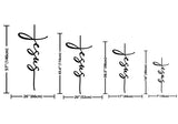 Christ Cross Metal Wall Art - BrossHome Metal Wall Art