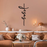 Christ Cross Metal Wall Art - BrossHome Metal Wall Art