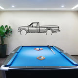 Comanche Car Silhouette Metal Wall Art - BrossHome Metal Wall Art