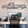 Comanche Car Silhouette Metal Wall Art - BrossHome Metal Wall Art