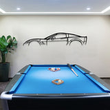 Corvette C6 ZR1 Car Silhouette Metal Wall Art - BrossHome Metal Wall Art